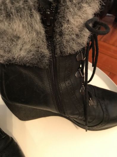ladies leather Carl Scarpa boots size 5