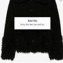 Maje black curly faux fur  jacket Image 6