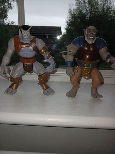 Vintage Gargoyles Figures x 2
