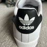 Adidas Superstars - UK 10 white - unworn - black stripe Image 9