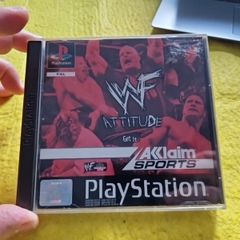Wf Attitude Wrestling PlayStation1 Ps1 PlayStation2 Ps2 Games Original