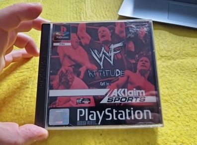Wf Attitude Wrestling PlayStation1 Ps1 PlayStation2 Ps2 Games Original