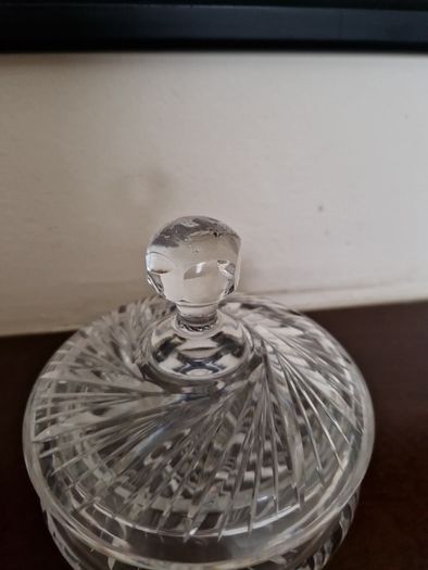crystal dish