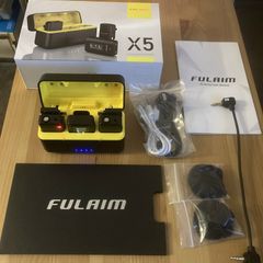 FULAIM X5M Wireless Lavalier Microphone (2TX + 1RX + Charging Case)