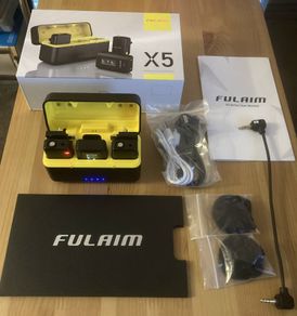 FULAIM X5M Wireless Lavalier Microphone (2TX + 1RX + Charging Case)
