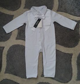 baby christening all in one suit