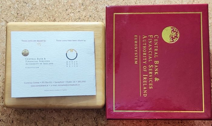 Ireland 100 Euro Gold & 5 Euro Silver Proof Coin Set 2008 Antarctic Explorers Ernest Shackleton Tom Crean