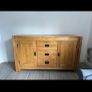 Solid oak sideboard Image 9