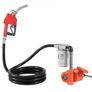 Fuel Transfer Pump, 12V DC 40 L/min, Portable Diesel Transfer Pump Kit, with Auto Shut-Off Nozzle, Discharge Hose, Overheat Protection, Power Cable, Explosion-Proof, for Gasoline Diesel Kerosene Image 5