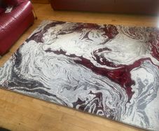 Modern abstract rug