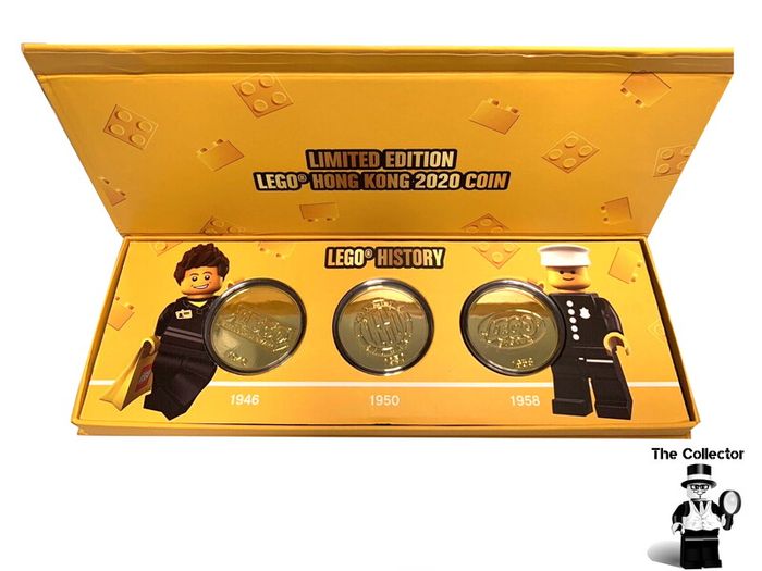 LEGO Hong Kong 2020 Celebration Coins Limited Edition Sets There are Only 888 Copies Of These Unique Coin Collections That Were Made Made