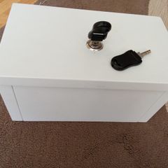 MDF safe box, 2 keys, different colour, size.