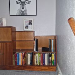 Mid-Century Teak Bookcase / Shelving Unit with Cabinet 1960s