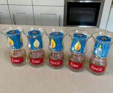 Coca Cola Floating Candles x 5