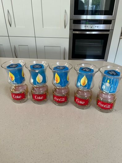 Coca Cola Floating Candles x 5