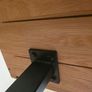 Solid Oak Office Desk Image 6