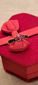 9 ct gold ring ruby and sapphire