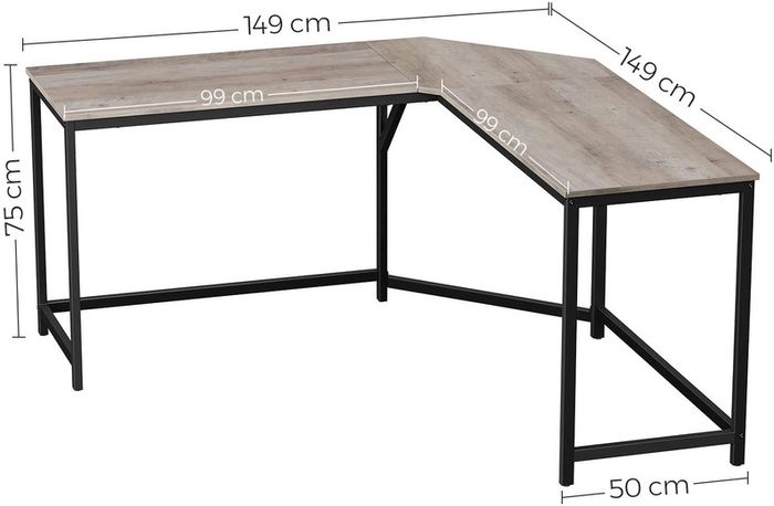 Corner Desk, L-Shaped Computer Desk, Office Desk, Study