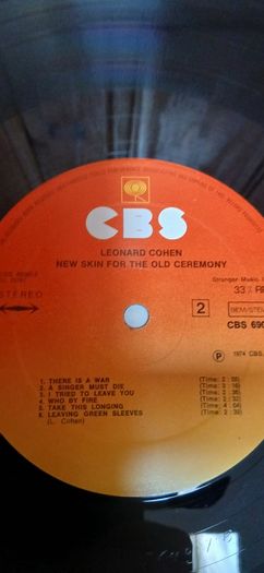 Leonard Cohen - New Skin For The Old Ceremony - LP - CBS Records - 1974