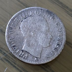 PRUSSIA 1/6 Thaler 1823 A Silver