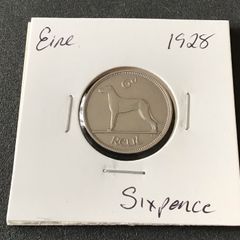 Ireland 1928 Sixpence