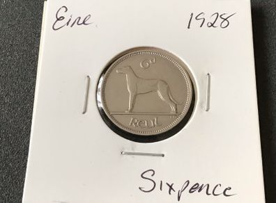 Ireland 1928 Sixpence