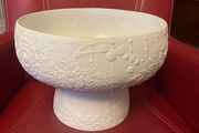 Rare Large Lladro White Pastoral Bowl