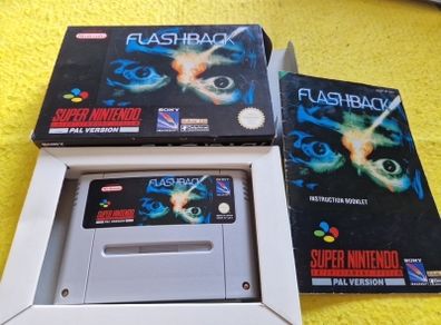 FlashBack Flash Back Snes  Super Nintendo Arcade Retro Games Original
