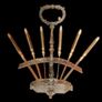 Vintage Set 6 Fruit/Cheese Cutters With Stand Image 8