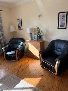 2 Leather Armchairs