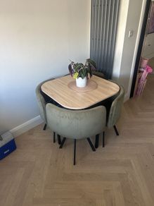 table and chairs