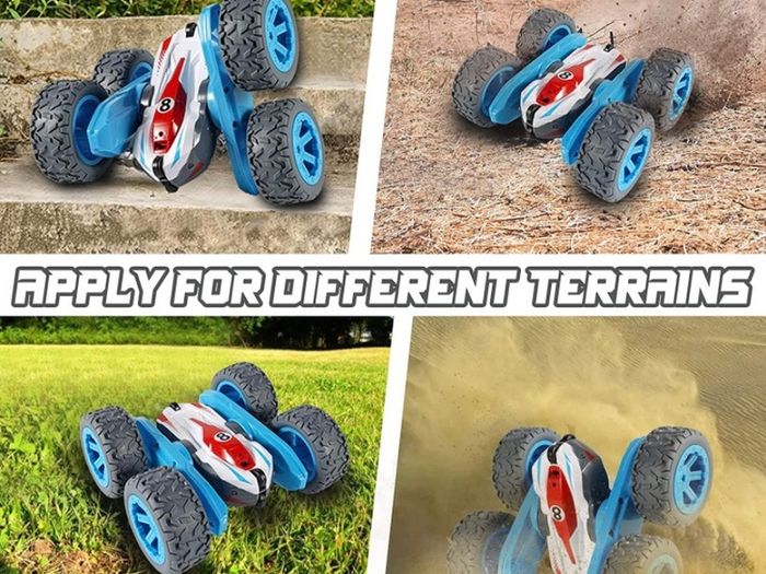 Remote Control Car Toy for Kids, 4WD RC Stunt Car toy, 2.4Ghz Rotating Double Sided Flips 360 Degree RC Car Crawler Truck Vehicle Kids Toy for Boys (MULTIPLE COLOURS AVAILABLE (FREE POSTAGE)