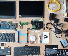 FREE POST - Laptop PC Parts Job Lot - Screens Motherboards Keyboards Cables ect