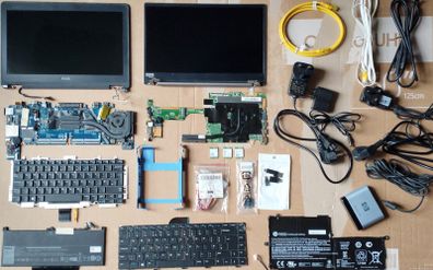 FREE POST - Laptop PC Parts Job Lot - Screens Motherboards Keyboards Cables ect