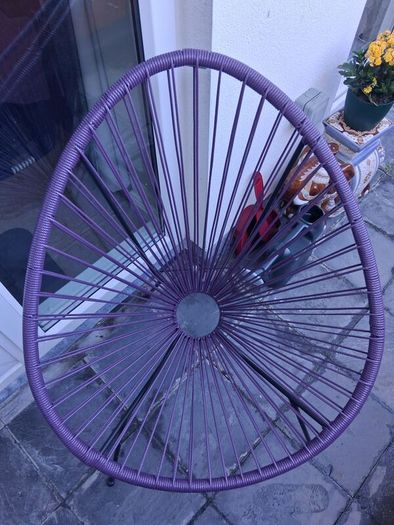 Purple Garden Chair