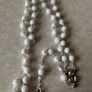 New in Box Rosary Beads Mother of Pearl Image 3