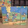 1940s French Wooden Puzzle Blocks Image 3