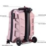 Skateboard Trolley suitcase small black Image 2