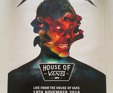 Metallica House of Vans - Official Concert Poster (New)
