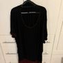 Black & Red Glitter Trim Top Yours Clothing Plus Size 9XL Image 3