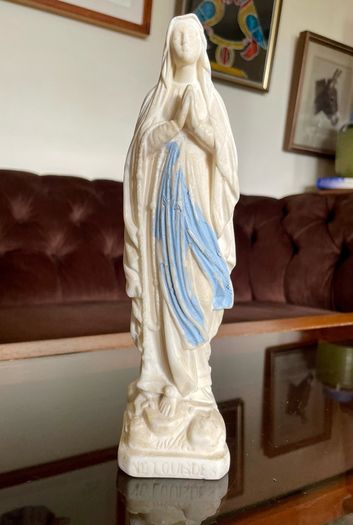 Beautiful Virgin Mary Statue by Dupont France Lourdes Early 20th Century
