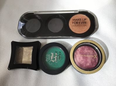 Eyeshadow KVD  Illamasqua. Makeup Forever and MaxFactor Collection