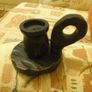 wooden candle holder very nice for sale . Image 3