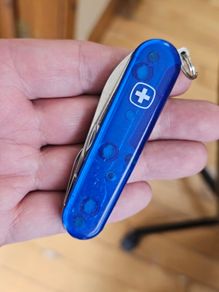 Vintage Wenger Apprentice Retired Model 85mm Swiss Army Knife Swiss Advertising sak