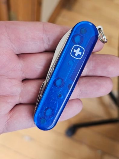 Vintage Wenger Apprentice Retired Model 85mm Swiss Army Knife Swiss Advertising sak