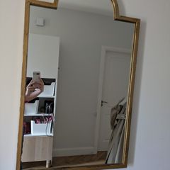 William Wood Casablanca mirror gold edge