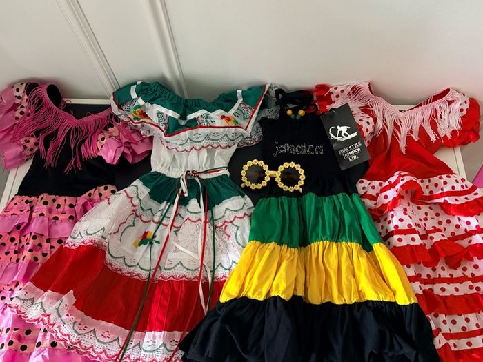 Girls small world costumes