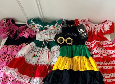 Girls small world costumes