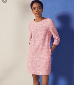 Ted baker Pink Fish Print Shift Dress UK 8