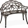 Garden Bench 100 cm Cast Iron Image 9